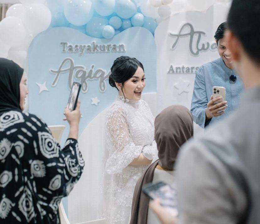 momen tasyakuran baby Alva (instagram.com/ibnuwardani)
