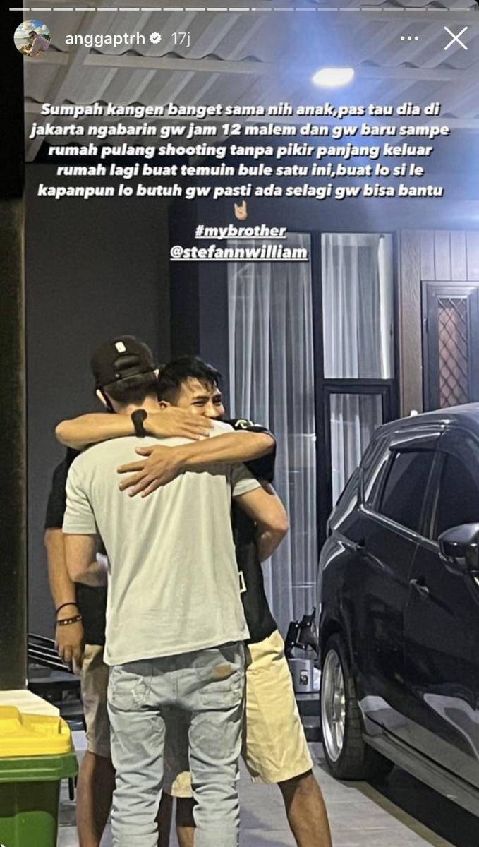 potret Stefan William ke Jakarta (Instagram.com/anggaptrh)