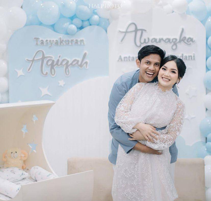 momen tasyakuran baby Alva (instagram.com/ibnuwardani)
