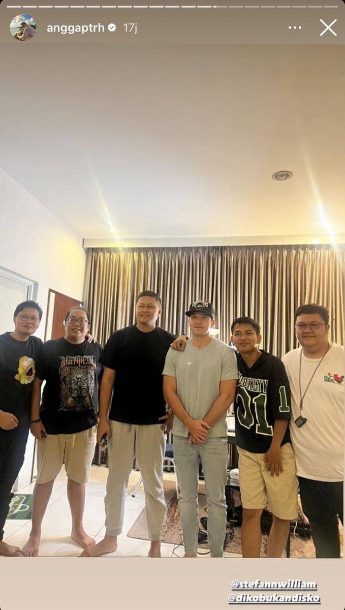 potret Stefan William ke Jakarta (Instagram.com/anggaptrh)