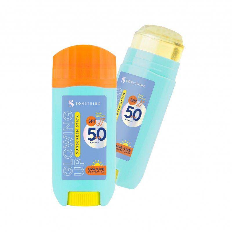 Somethinc Glowing Up Sunscreen Stick SPF 50++ PA++++ (shopee.co.id/beautyhaulindo)