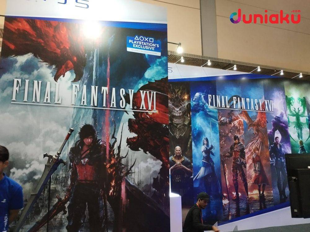 Gaming Area by PlayStation di Indonesia Comic Con Pop Asia 2023. (Duniaku.com/Fahrul Nurullah)