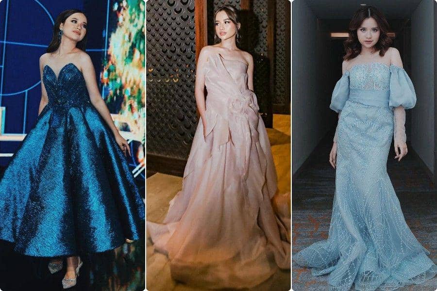 9 Inspirasi Baju Pesta ala Anggi Marito, Mewah nan Elegan