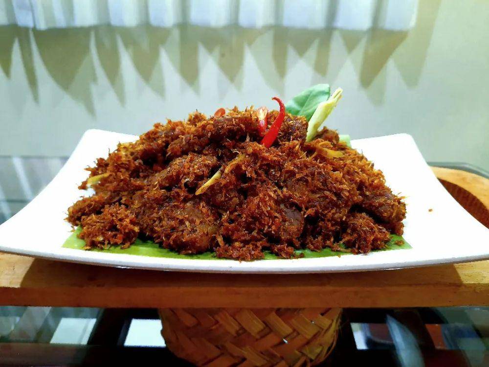 ilustrasi serundeng daging (instagram.com/enizunarkanie)