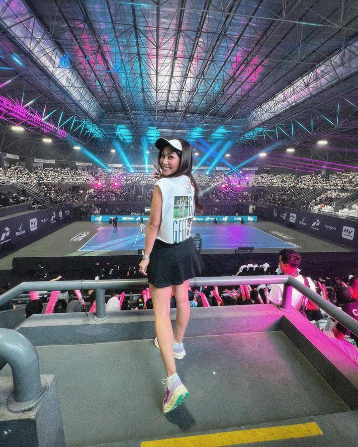 artis nonton Lagi-lagi Tenis (Instagram.com/nissyaa)