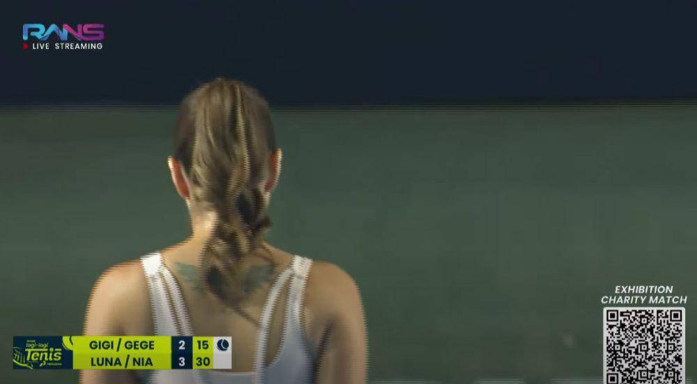 Nia Ramadhani di Lagi-lagi Tenis (YouTube.com/Rans Entertainment)
