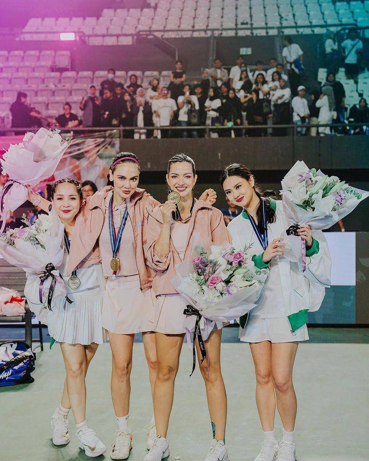Nia Ramadhani di Lagi-lagi Tenis (Instagram.com/Luna Maya)