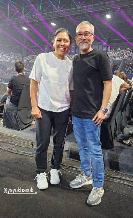 artis nonton Lagi-lagi Tenis (Instagram.com/lukmansrd)