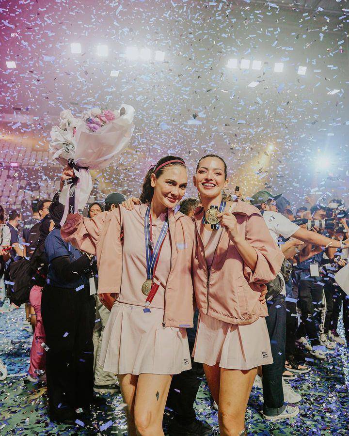 Nia Ramadhani di Lagi-lagi Tenis (Instagram.com/Luna Maya)