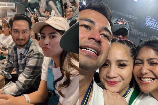 10 Potret Seru Artis Nonton Lagi-lagi Tenis, Ada Syahnaz dan Jeje