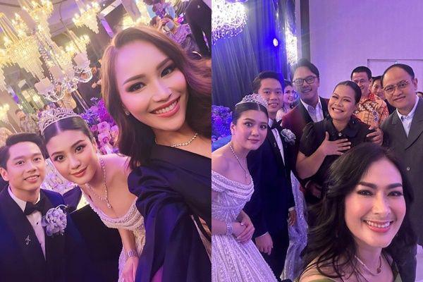 9 Potret Artis di Resepsi Pernikahan Kevin Sanjaya dan Valencia Tanoe