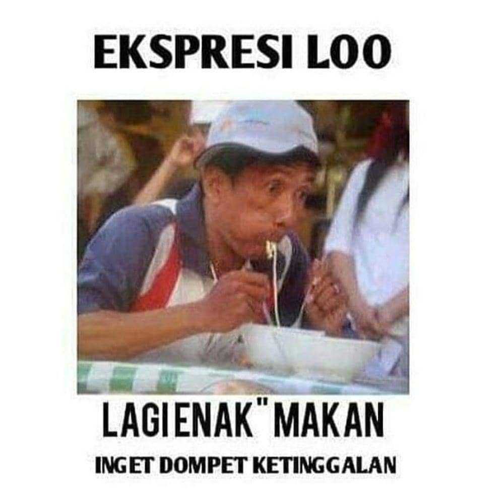 meme gangguan saat makan (instagram.com/kocak.parah.id)