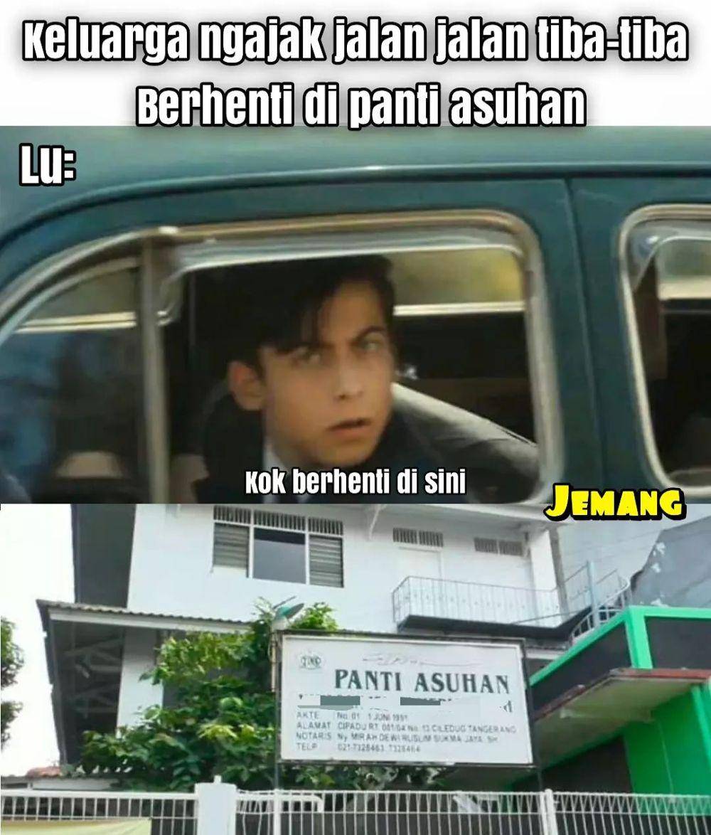 meme berpapasan (instagram.com/jemang.meme.shitposting)