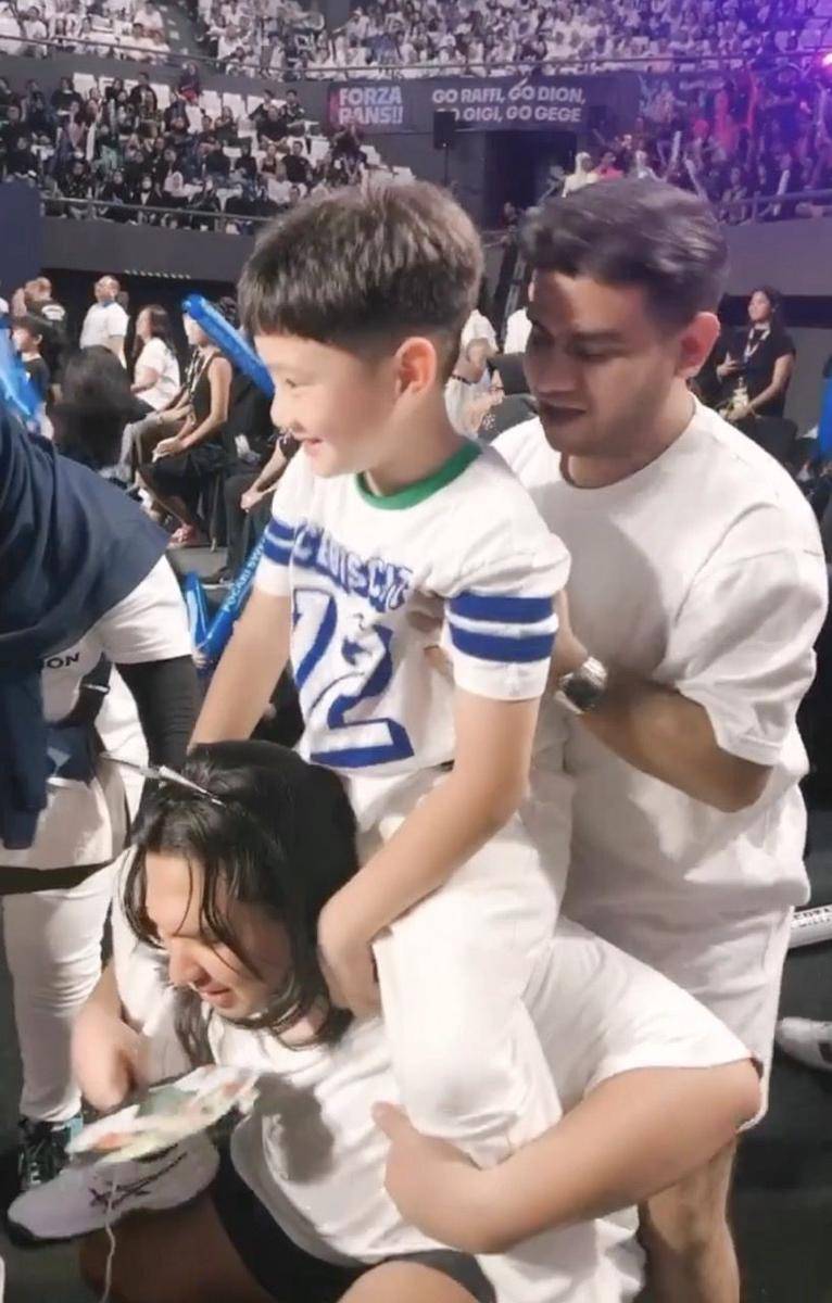 momen Fadil dan Keanu jadi supporter Raffi dan Gigi (instagram.com/fadiljaidi)