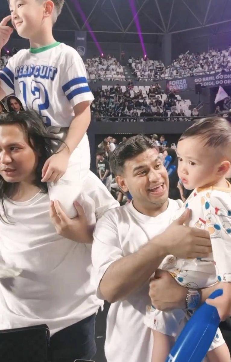 momen Fadil dan Keanu jadi supporter Raffi dan Gigi (instagram.com/fadiljaidi)