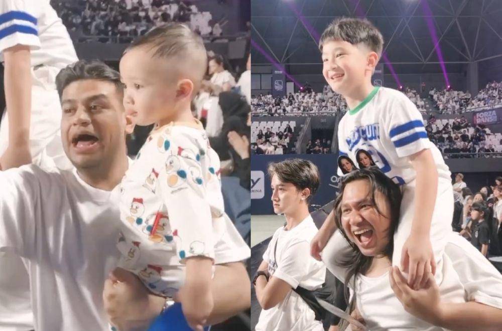momen Fadil dan Keanu jadi supporter Raffi dan Gigi (instagram.com/fadiljaidi)