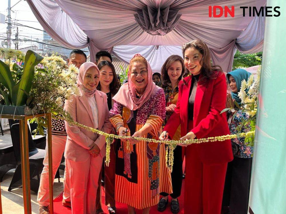 Lucent Aesthetic and Dermatology Clinic membuka cabang kedua di Jalan Pandanaran I No 19 Semarang, Jumat (23/6/2023). (IDN Times/Anggun Puspitoningrum)