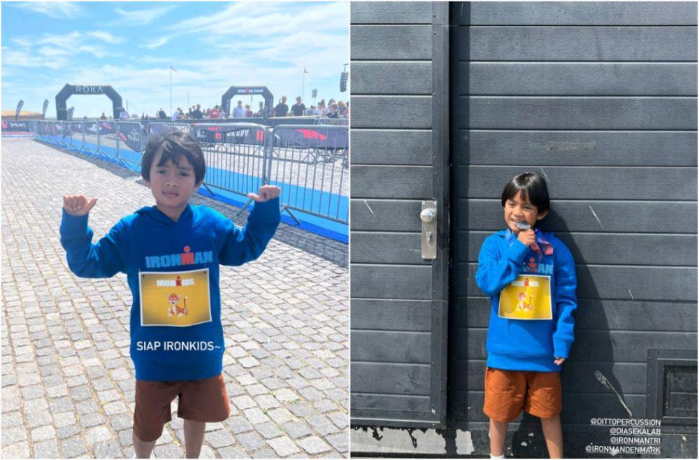 10 Momen Sekala Anak Ayudia dan Ditto Ikut Lari Maraton di Denmark