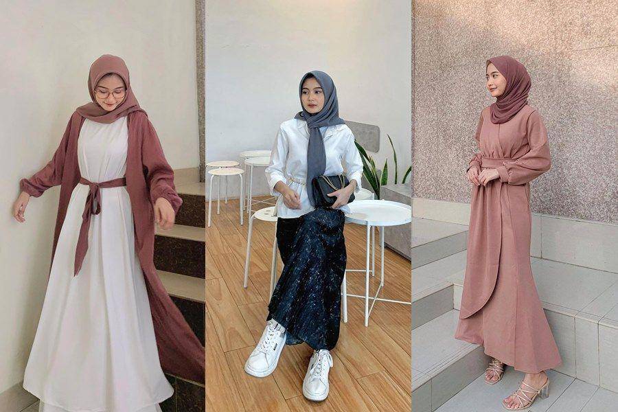 Style kondangan hijab minimalis (instagram.com/putri.jelitaaaa)