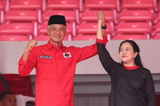 Bakal calon presiden dari PDI Perjuangan (PDIP) Ganjar Pranowo meminta kader partai dari seluruh tingkatan untuk mau berjuang mengantarkan kemenangan ketiga kalinya atau hattrick pada Pemilu 2024 mendatang. (Dok. PDIP)