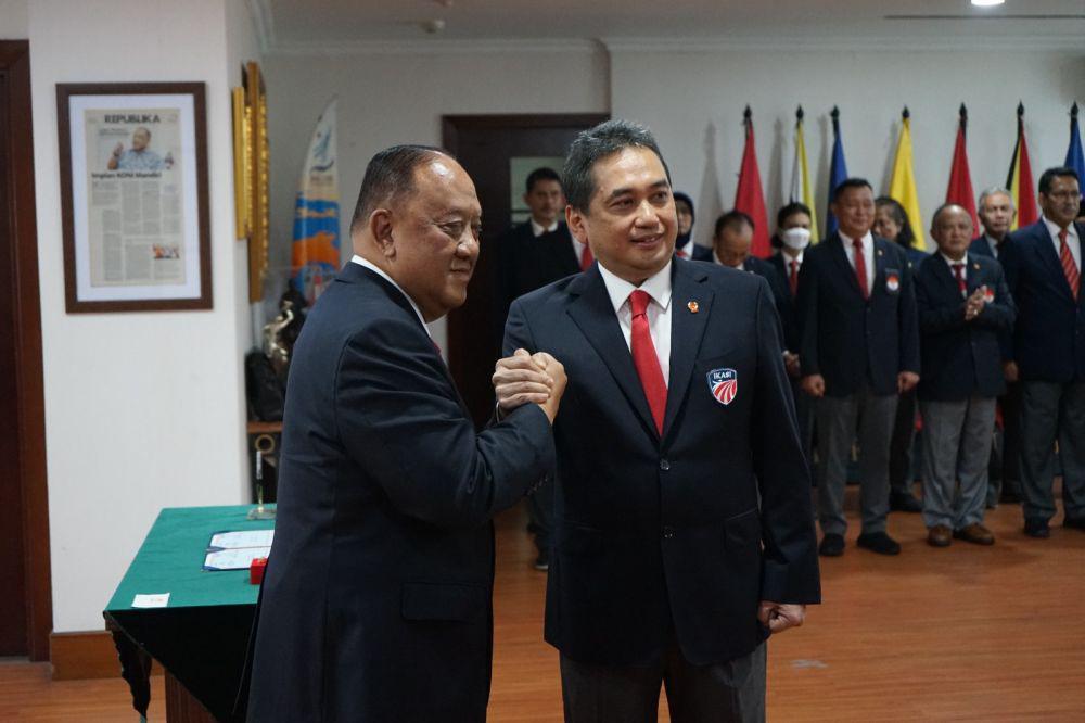 KONI Lantik Agus Suparmanto Jadi Ketua Umum IKASI 2022-2026