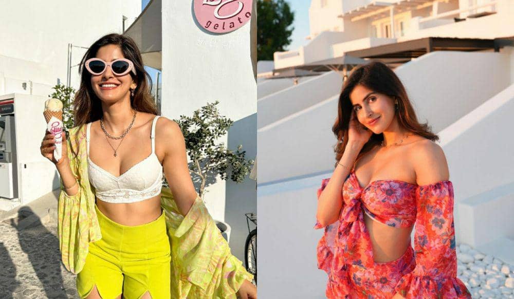 7 Potret Liburan Terkini Sakshi Malik di Santorini, Fresh Banget!