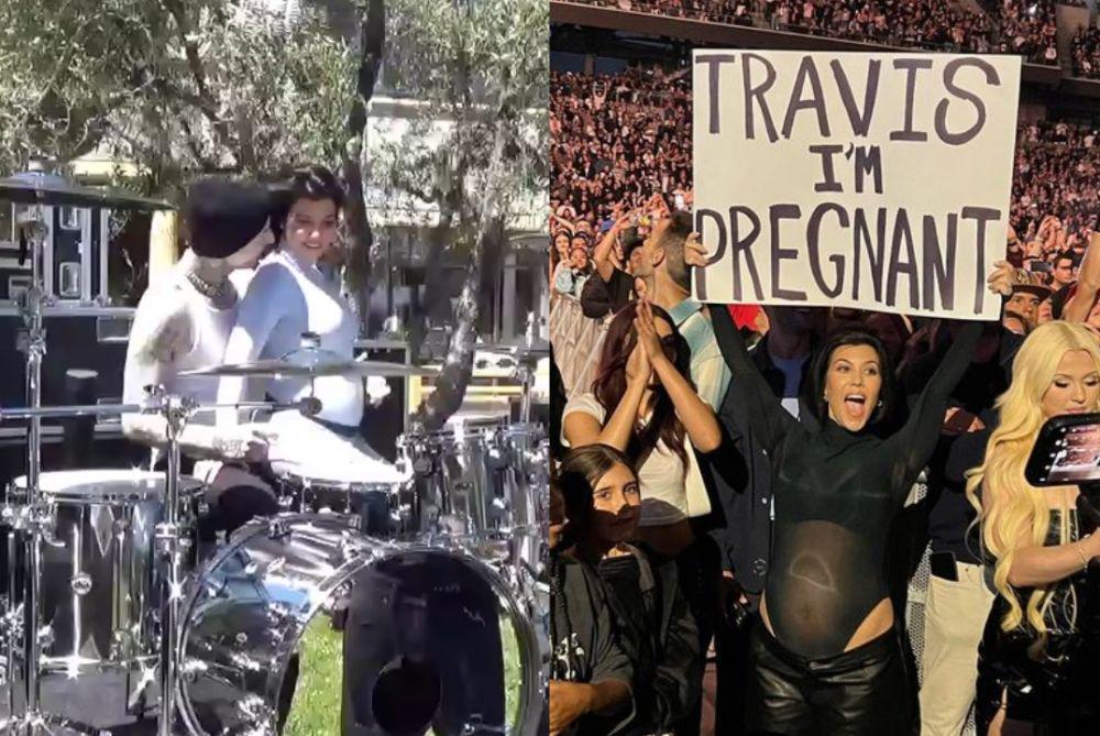7 Momen Kourtney Kardashian Pamer Baby Bump dan Gender Reveal