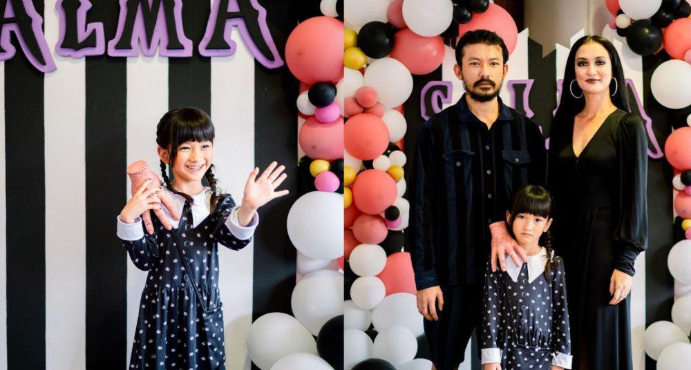 7 Potret Ultah Salma Anak Atiqah Hasiholan, Cosplay Jadi Wednesday