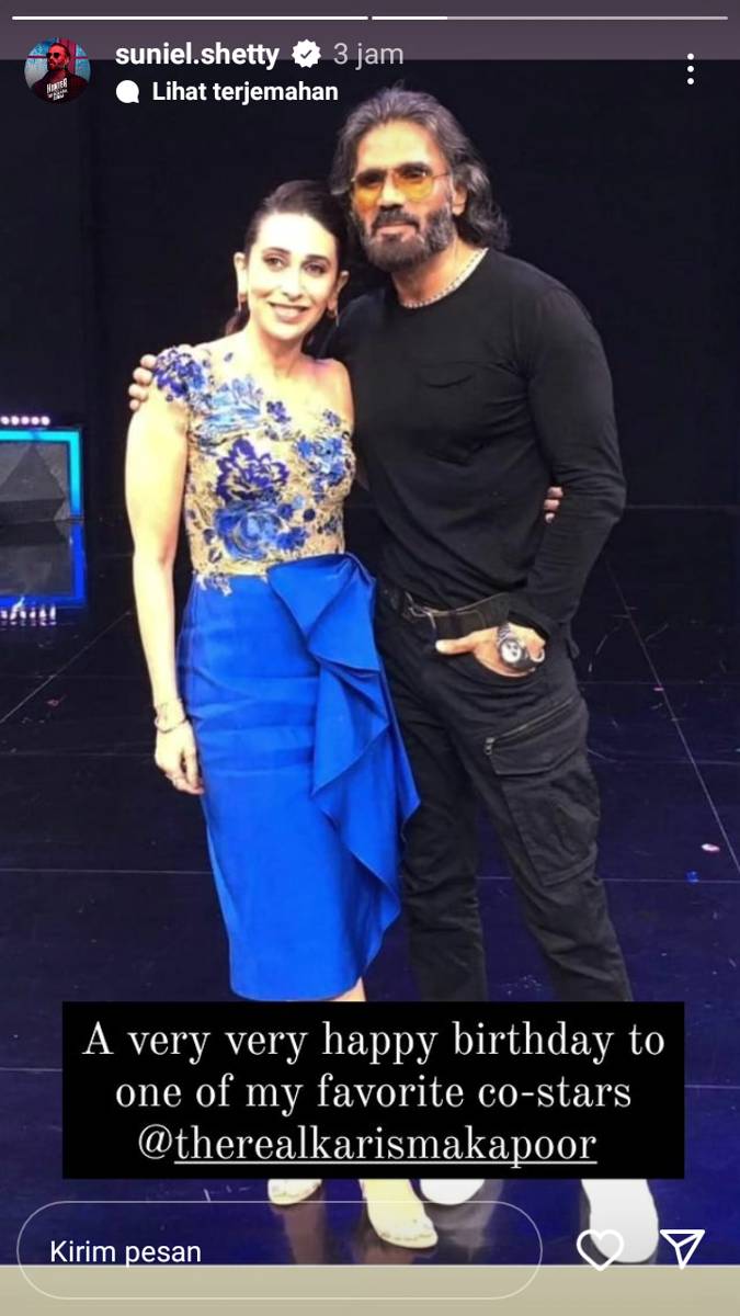 unggahan Suniel Shetty (instagram.com/suniel.shetty)