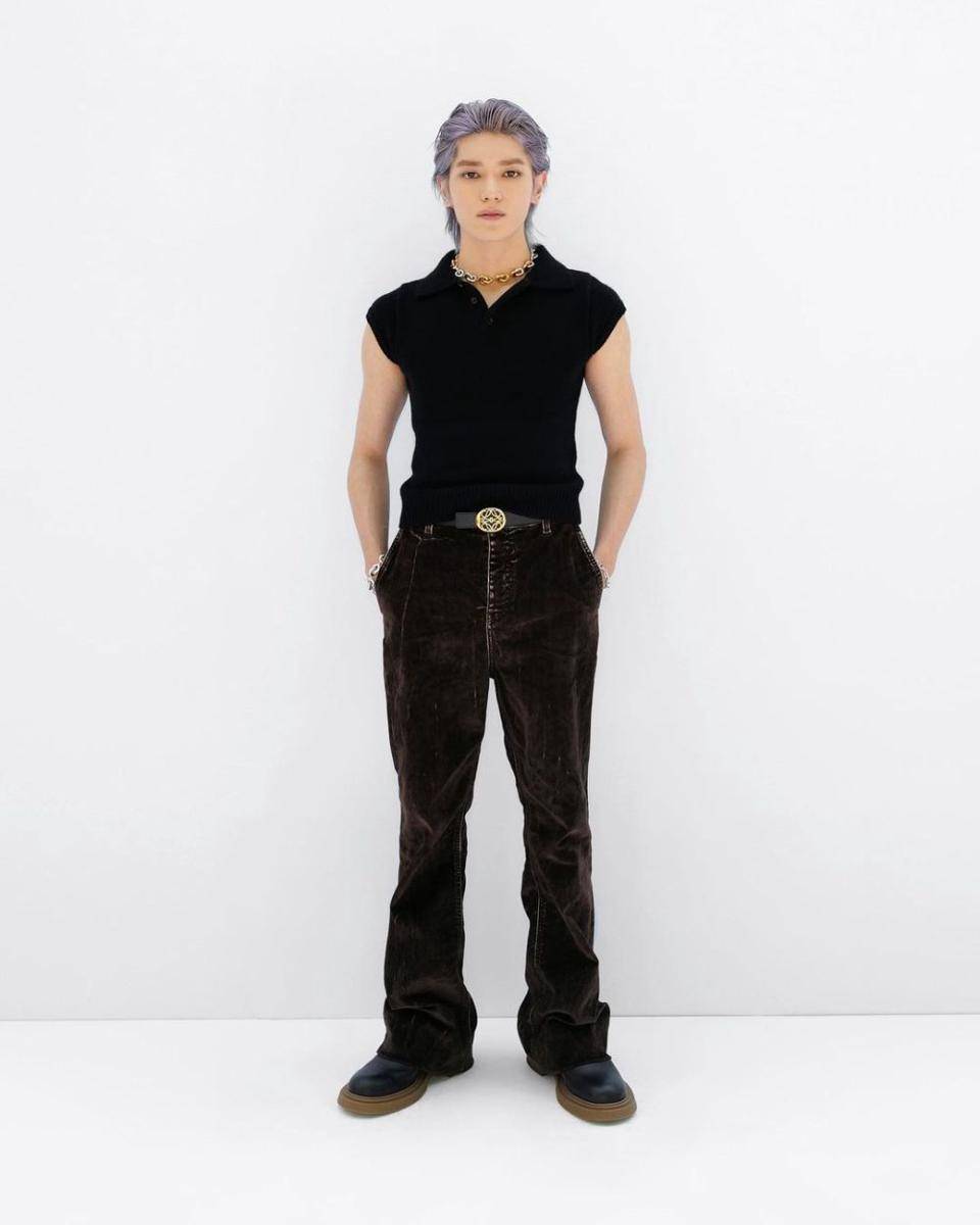 potret Taeyong NCT di Paris Fashion Week SS24 (instagram.com/loewe)