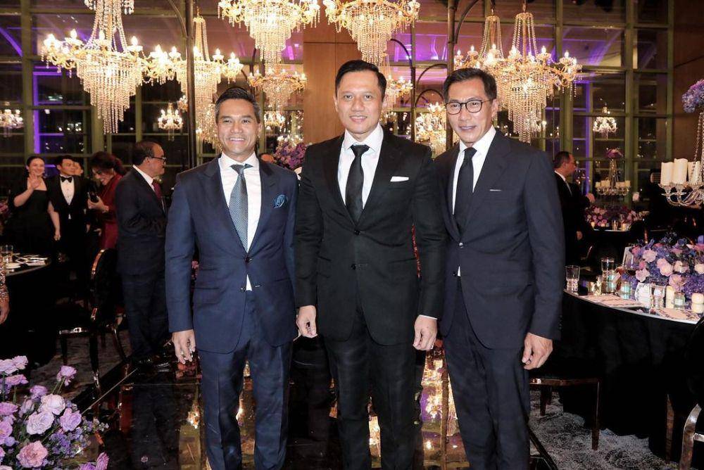 potret Agus dan Annisa Yudhoyono di resepsi pernikahan Kevin-Valen (instagram.com/agusyudhoyono)