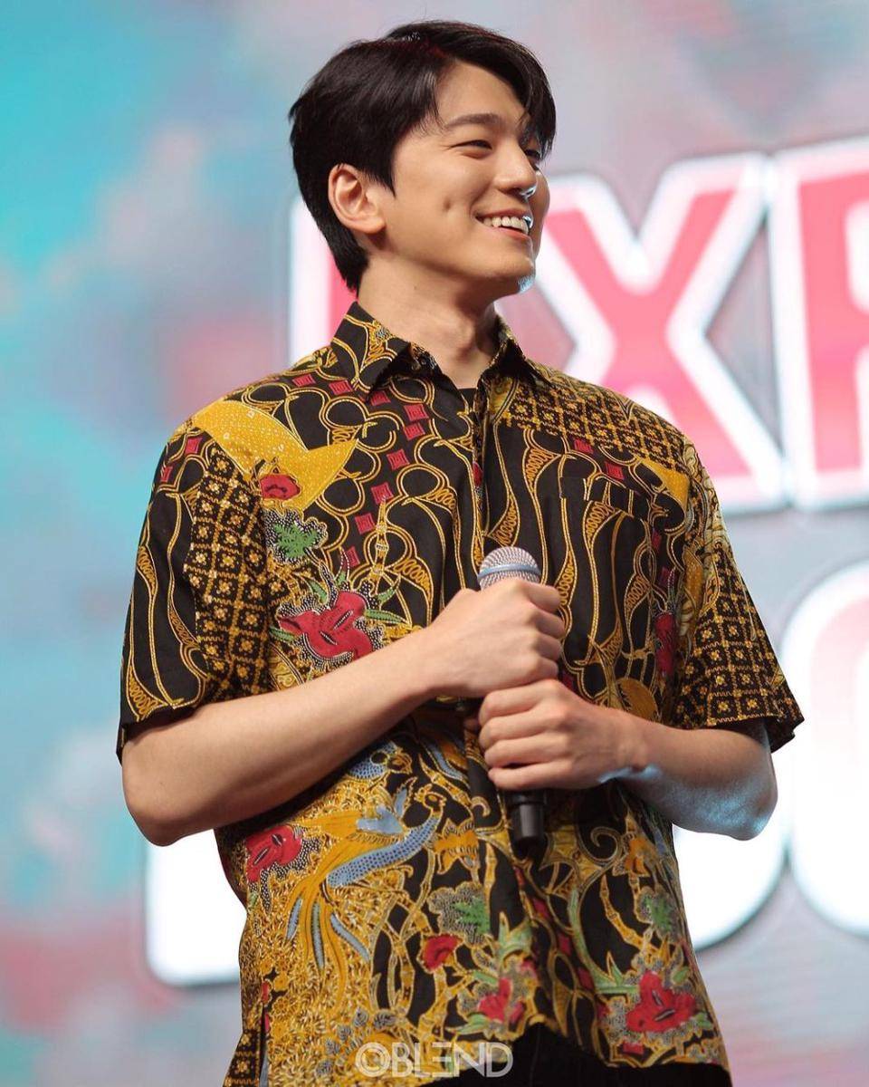 Kim Mingue di fanmeeting "Smile With Kim Mingue" (instagram.com/blend_company)