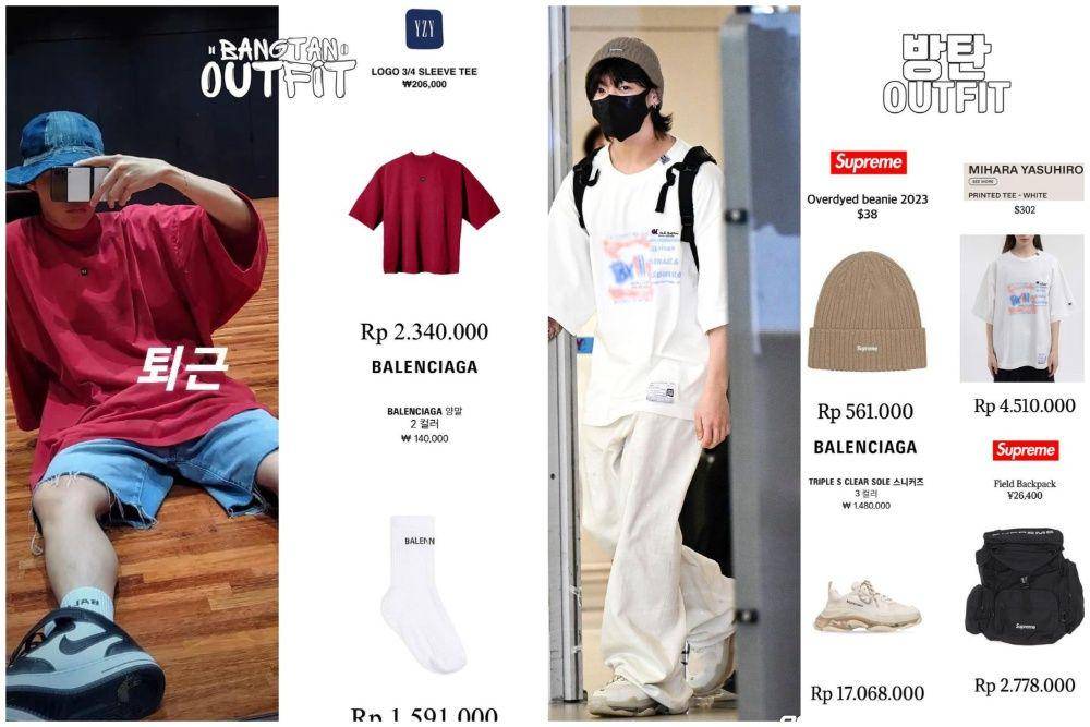 potret J-Hope dan Jungkook BTS (instagram.com/ bangtan_outfit)