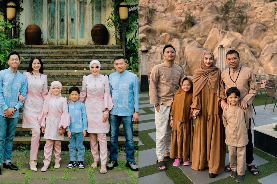 7 Busana Seragam Keluarga Anang-Ashanty, Memukau untuk Idul Adha