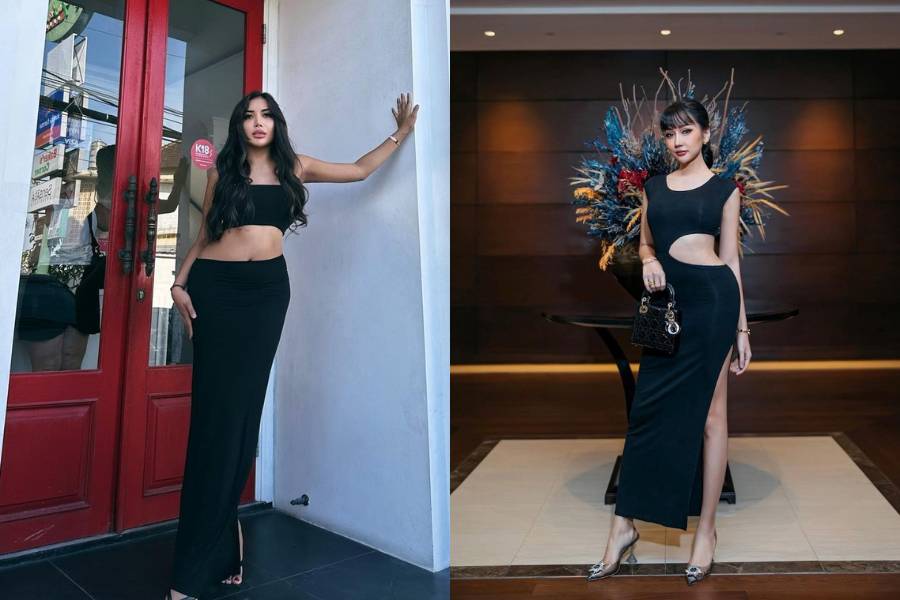 Adu gaya Millen Cyrus vs. Lucinta Luna. (instagram.com/lucintaluna_manjalita | instagram.com/millencyrus)