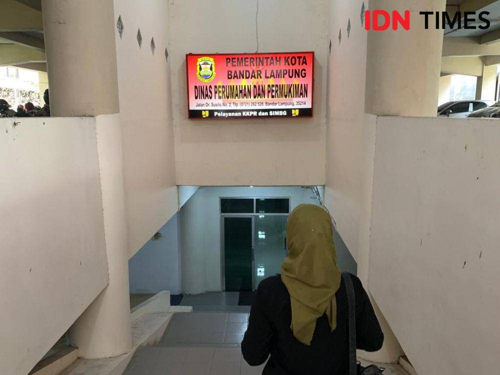 Disperkim Bandar Lampung. (IDN Times/Rohmah Mustaurida)