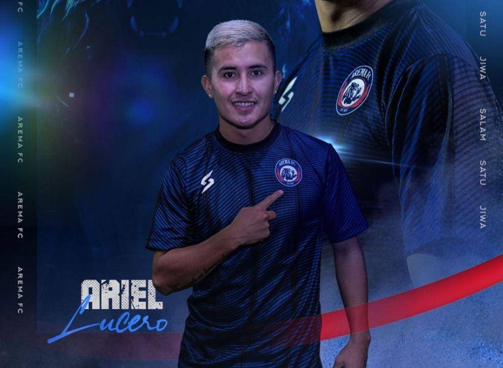 Gelandang serang baru Arema FC, Ariel Lucero. (Dok Media Officer Arema FC)