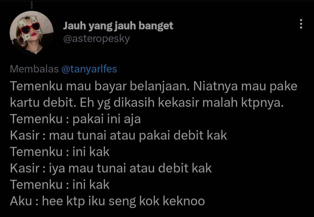 momen lucu akibat gak fokus (twitter.com/asteropesky)