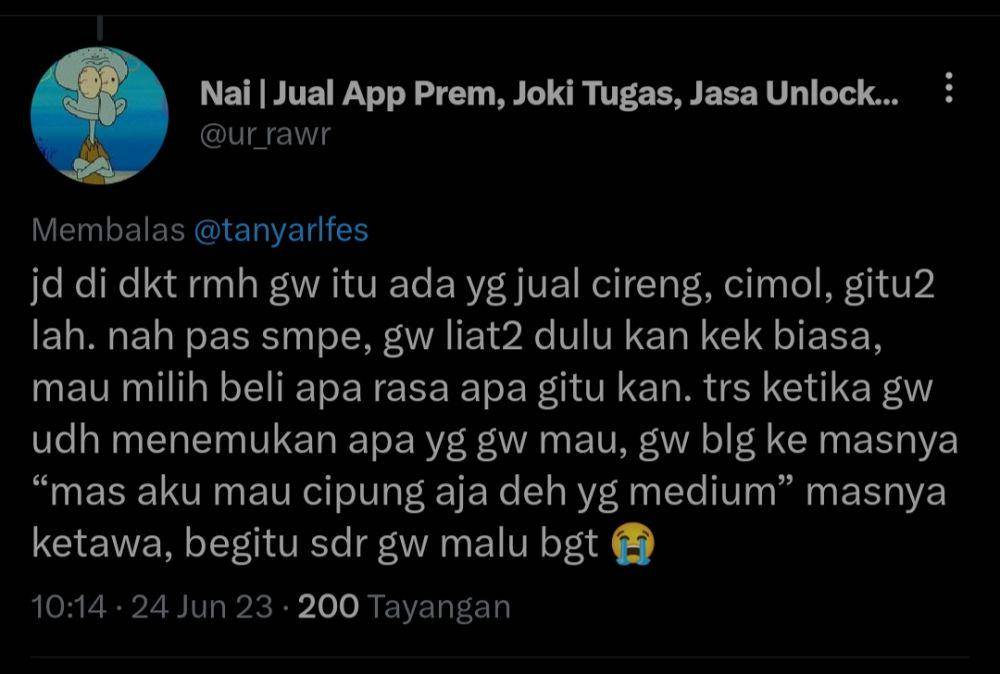 momen lucu akibat gak fokus (twitter.com/ur_rawr)
