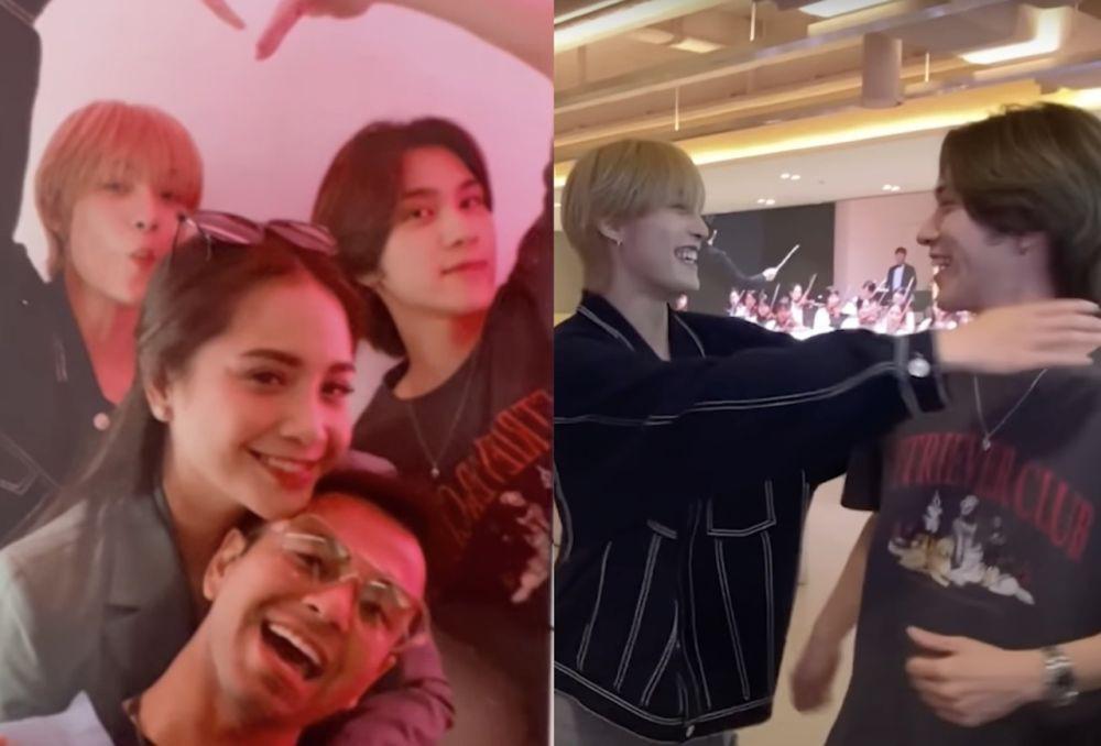 9 Momen Raffi Cium Nagita di Depan Yangyang dan Hendery WayV, Salting!