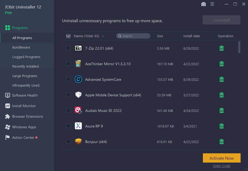 dok. IObit Uninstaller