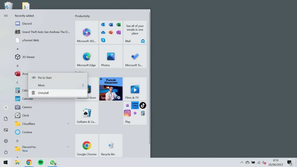 dok. Screenshot Windows by Zaki Narayan S