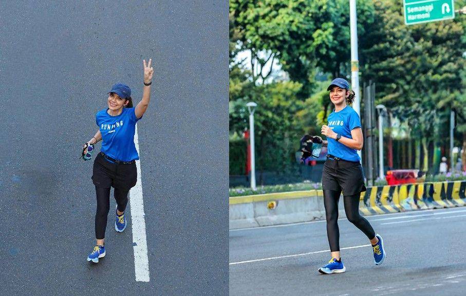 potret Najwa Shihab saat lari (instagram.com/najwashihab)