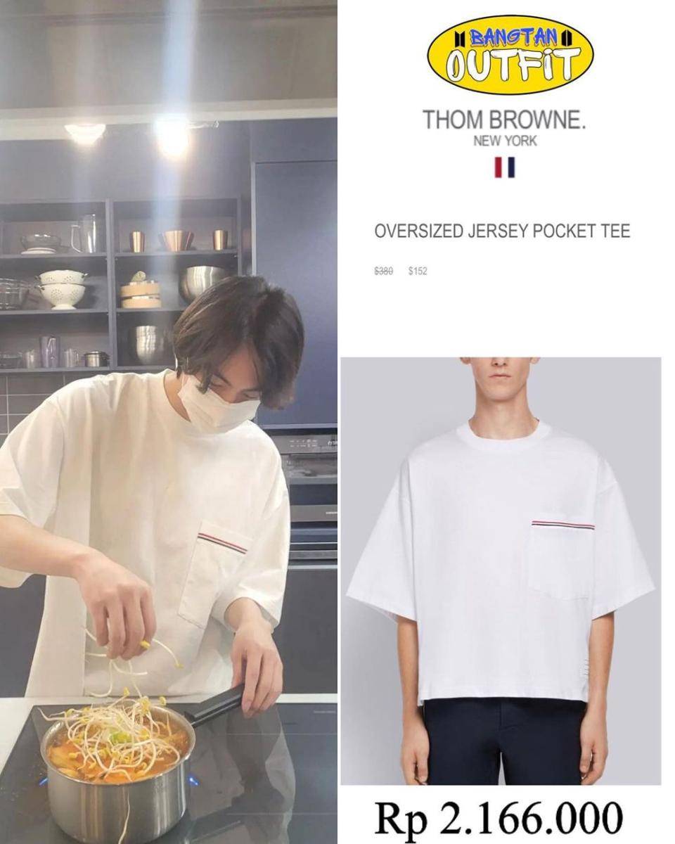 potret Jin BTS (instagram.com/ bangtan_outfit)