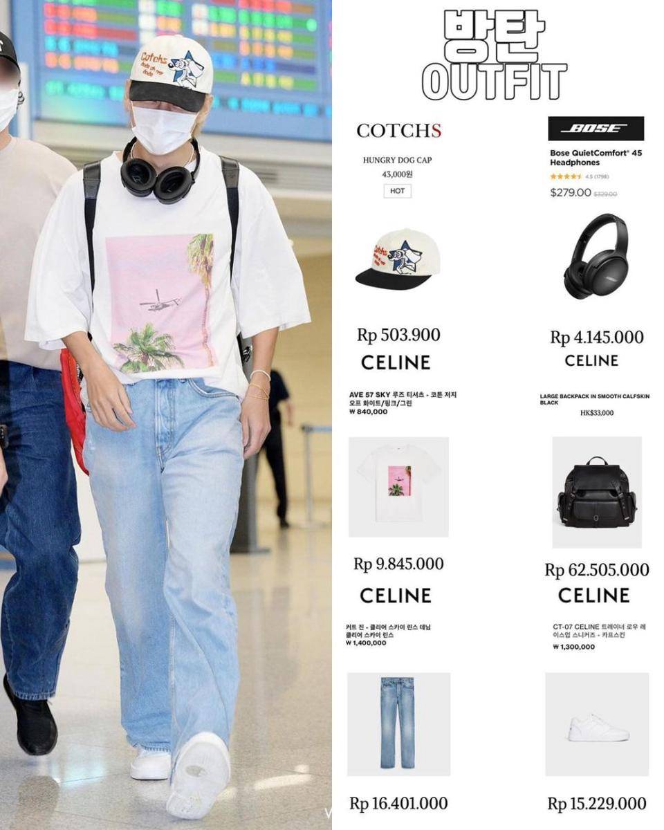 potret V BTS (instagram.com/bangtan_outfit)