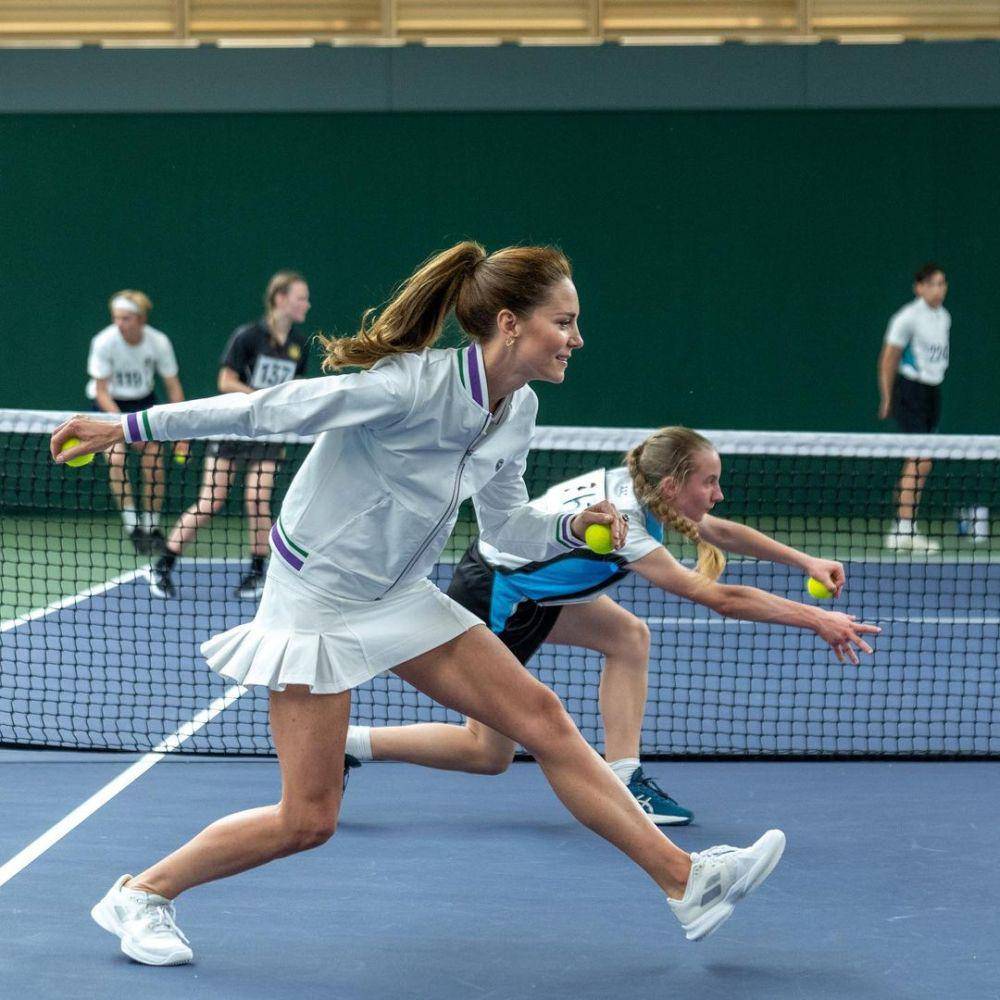 Kate Middleton dan Roger Federer (instagram.com/wimbledon)