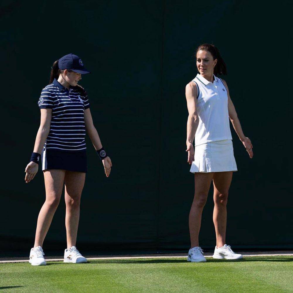 Kate Middleton dan Roger Federer (instagram.com/wimbledon)