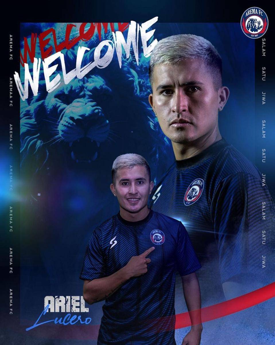Gelandang serang baru Arema FC, Ariel Lucero. (Dok Media Officer Arema FC)