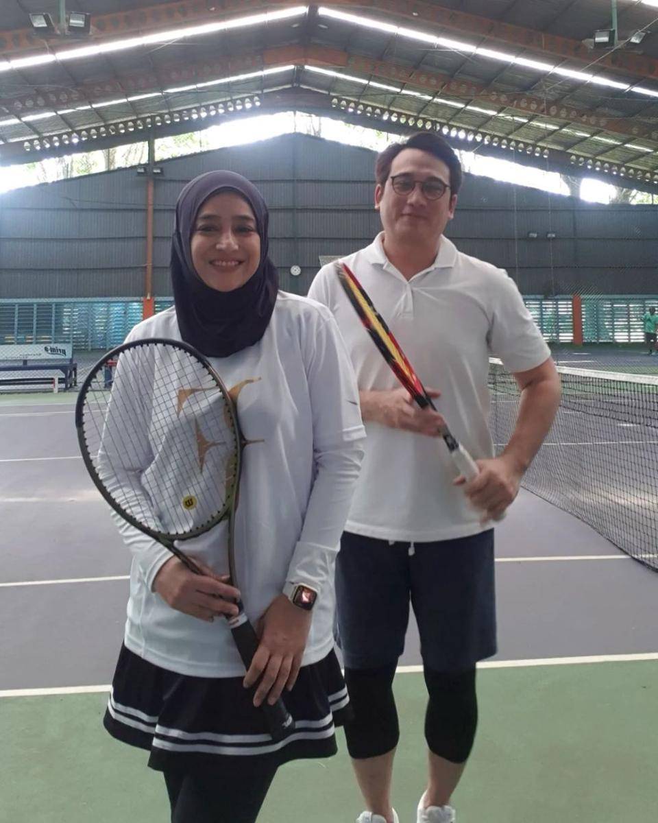 potret Tengku Firmansyah saat bermain tenis (instagram.com/tengku_firmansyah)