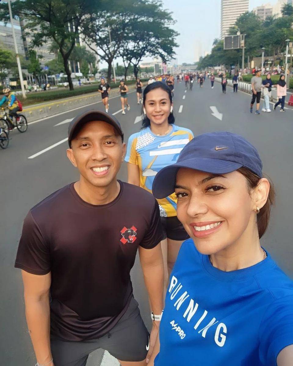 potret Najwa Shihab saat lari (instagram.com/najwashihab)